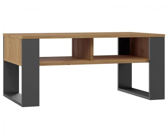 Moderný konferenčný stolík 2P dub artisan/antracit